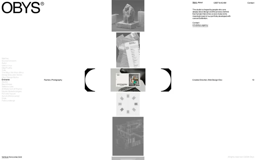 Obys — desktop