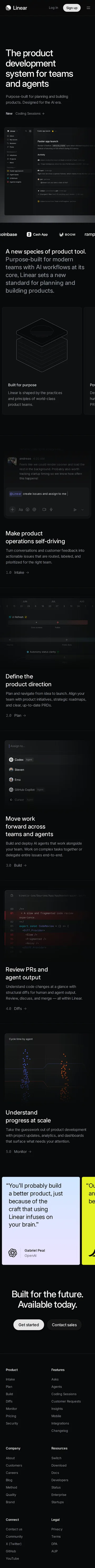 Linear — mobile